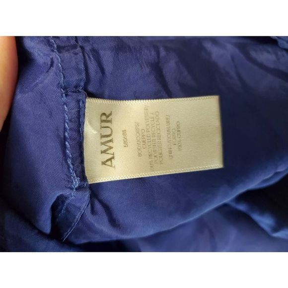 AMUR Blue and Green Floral Midi Dress - Picture 10 of 10